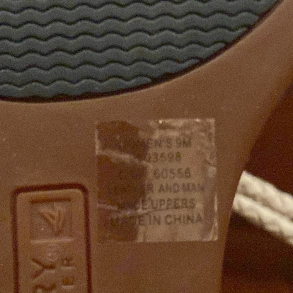 Sperry Blue and White Comfort Sandals - Picture 5 of 5